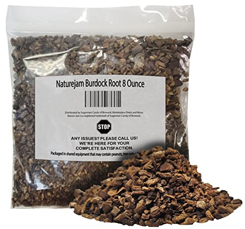 Naturejam Burdock Root 8 Ounce-Cut & Sifted-100% Natural Hierbas From Mexico aka Genus Arctium Herbs