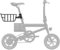 Amdieu Abhörbarer Fahrradkorb, haltbarer Metallfahrradkorb Schnellfreisetzungskorb for Elektrofahrradfahrrad Heckmetallkorb Fahrradkorb (Color : Black, Size : 30.8/30.9mm)