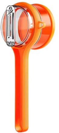 Éplucheur avec boîte de rangement, éplucheur de fruits avec récipient, éplucheur de légumes double face en acier inoxydable | Éplucheur multifonction pour carottes, pommes de terre