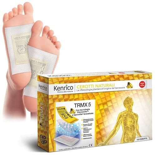 Kenrico TRMX 5 – 10 CerottI disintossicantI con Tecnologia Diamonite e Sporolife brevettata