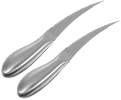 OKUMEYR Taglierina per Gamberetti in Acciaio Inossidabile 2 Pezzi Utensile per Pulizia Gamberetti Facile da Usare per e