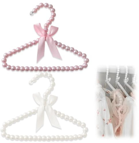 LQIOACU 2 Pezzi 20cm Grucce appendiabiti, Grucce bambini, Per armadio bambole, Appendini armadio, Per 11.5 Pollici 28-30 CM Bambola