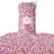 PETALES BOHEME - 1 Litre Confettis Mariage Fleurs séchées en Vrac - Rose de Damas - Hortensia mauve | Décoration de Table Champêtre - Petales a Jeter Mariage - France (Rose)