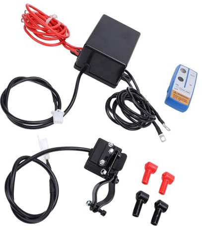 Kit de Control Remoto del Cabrestante Inalámbrico 2000-4000 LB con Receptor e Interruptor, ABS Premium, Universal para Vehículo de Carretera de Automóviles UTV
