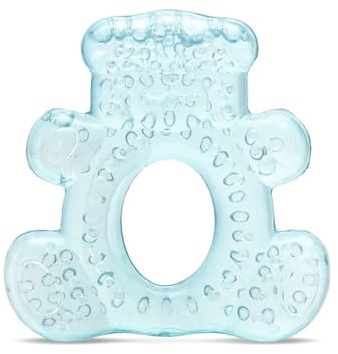 Lorelli Beißring Bär Kühlbeißring Zahnungshilfe massiert lindert wassergefüllt hellblau