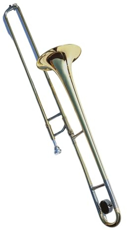 Trombón De Metal Trombón Tenor De Bronce Fosforado En Si Bemol Instrumento De Práctica Para Principiantes(3)