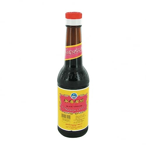 Vinaigre de Riz Noir Yonghun Laogu - Marque Narcissus - 250ML (Lot de 4 bouteilles)