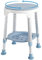 Shower Chair for Elderly Adults, Shower Stool 360°Rotating, 6-Level Height Adjustable Shower Seat, Disabled Shower & Bath Chair Non-Slip Feed Perching Stool with Padded, Shower Bench Tool-Free
