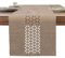 BAZIOE Leinengewebe Tischläufer Beige Moderner Exquisites Tischläufer Leinenoptik 183 x 35 cm Waschbar und Hochwertiger Tischläufer für Esstischdekoration, das Restaurant, Die Weihnachtsfeier.