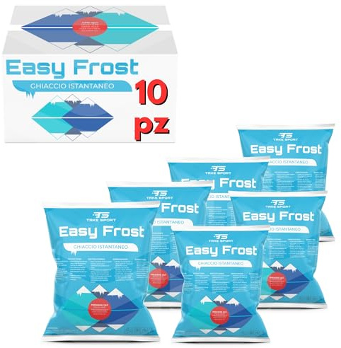 TS Take Sport® Pack de Froid Instantané Normal 10 Pièces – Compresses Froides Jetables pour Athlètes Professionnels Sport Récupération Douleur Entorse Glace Carbonique Premiers Secours