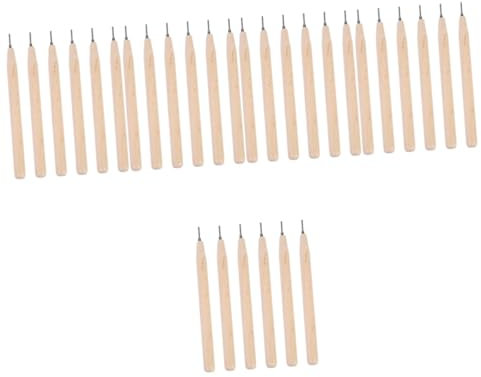 DIYEAH 5 Sätze Protokollpapierstift Papierstreifen Zum Sternfalten Papierhandwerk Papierquilling Stift Buchbindewerkzeuge Quilling-Stift Werkzeug Zum Rollen Von Papierperlen 6 Stück * 5