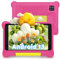 Freeski 7 Inch Android 13 Kids Tablet, 5GB+32GB(128GB Expandable), 1024x600 HD Screen,2500mAh, 0.3MP+2MP Dual Camera, Parental Controls, Tablet for Kids with Shockproof Case(Pink)