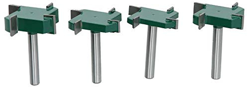 Four T Slot Milling Cutter Set Industrial Grade Strong Durable Woodworking Grooving Trimming