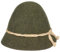 Faustmann Hüte Lodenhut Manufaktur Schinderhannes Hut Trachtenhut Schützenhut Oktoberfesthut Wollfilzhut Herren - Herbst Sommer Frühjahr Winter Frühling-Sommer Herbst-Winter - M (57-58 cm) Oliv