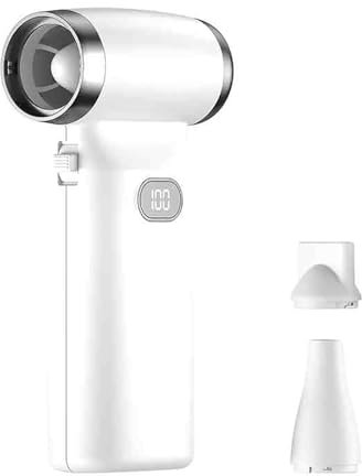 Mini Turbo spazzaneve da 6 pollici con LED Snow Whiz, spazzaneve for auto, soffiatore elettrico da 110.000 giri/min, spazzaneve portatile ad alta potenza, soffia acqua, soffia neve, pulizia esterna po