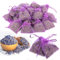 TNEDFOD 20 Sacchetti Profumati Lavanda, Profumatore Armadio e Cassetti, Sacchetti Lavanda, Fiori di Lavanda Essiccati, Confezionati a Mano, 6 g per Sacchetto, Bustina profumata per Ambienti e Auto