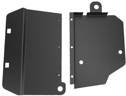 CHICIRIS Plaque de Protection du Châssis de Roue Arrière, Ajustement Précis avec Fixation par Vis en Alliage D'aluminium, Couvercle de Protection de la cavité du Dessous de Caisse pour