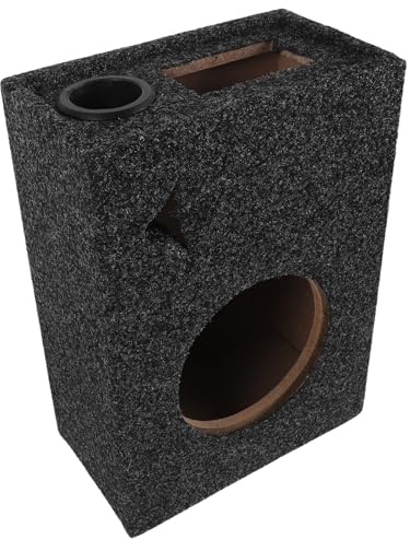 TOYANDONA Caisson de Basses Carré 6,5 Pouces Ultra-Fin, Caisson de Haut-Parleur Étanche pour Voiture et Camion, Enceinte Acoustique Compacte pour Système Audio Automobile