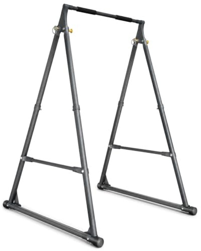 Structure pour Yoga aérien, Support Triangulaire pour hamac de Yoga avec Mousse EVA et réglages Horizontal et Vertical, Cadre Seul pour Pilates |