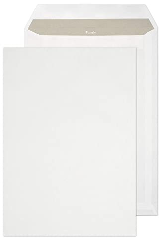 Blake Everyday | enveloppe C4 (32.4 x 22.9cm) | lot de 250 unités | 90 GSM | enveloppes blanches autocollantes | certifié PEFC et écologique | enveloppe blanche | Modèle FL2781