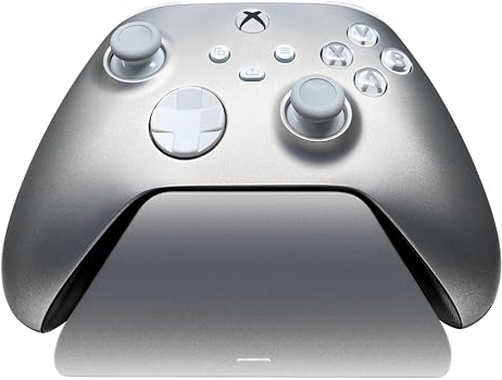 Razer Universal Quick Charging Stand - Quick Charger for Xbox Controllers (Universal Compatibility, Magnetic Contact System, Matches Your Xbox Controller, One-handed Navigation) Lunar Shift Ed