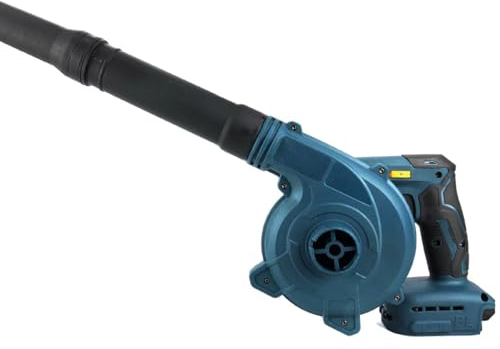 Soplador de Hojas Eléctrico Inalámbrico de 20 V, Control de 6 Velocidades,Soplador de Hojas Portátil de Mano(sin Batería) Soplador Eléctrico con Tubo, Alargador de Tubo Adaptador para Soplar Aspirar