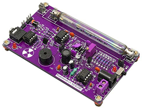 DIY Assembled Geiger Counters Kit Geiger Counter Module Miller Tube GM Tube Nuclear Radiation Detector With Sound Light Alarm