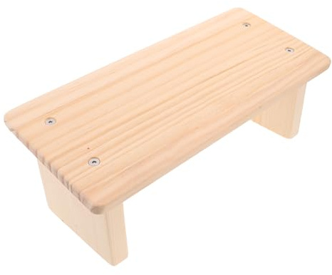 Healeved Inginocchiatoio da Preghiera in Legno 42 CM Imbottitura, Panca per Meditazione e Yoga, Sgabello Compatto Portatile per Uso in Spazi Piccoli e Ambienti Religiosi