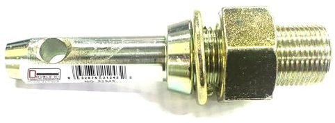 Double HH 21243 Yellow Zinc-Plated Lift Arm Pin, 7/8 Diameter, 1-1/8 Thread