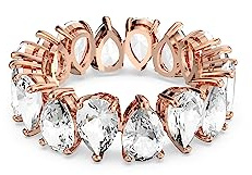 Swarovski Ring VITTORE: Ring Pear CZWH/Ros 2 55 5585425 Marke, Einheitsgröße, Metall, Kein Edelstein