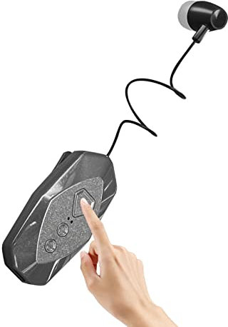 FokCalgary Earpiece Blue Tooth Wireless - Ear Blue Tooth With Clip,Wireless Blue Tooth Head Set In-Ear Piece Microphone for Cell Phone Hands- Noise Canceling for Car