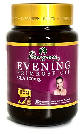 Evergreen Evening Primrose Oil 180 Capsule Made in Newzealand