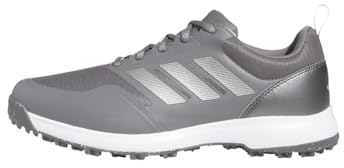 adidas Herren Tech Response SL 3.0 Wide Golf Shoes Golfschuhe, Grey Four/Silver Metallic/Solar Gold, 44 EU