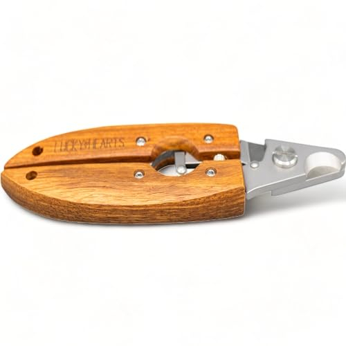 LUCKY HEARTS Premium Krallenzange mit Holzgriff