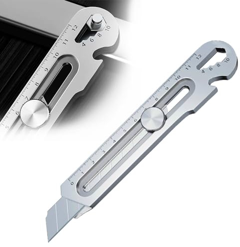 Schweres Mehrzweck Gebrauchsmesser, 2024 New Cuttermesser Klingen, Edelstahl Universalmesser, Multifunktionales Mehrzweck Teppichmesser Druckguss Cutter Messer (1PCS)