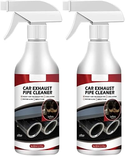 Nettoyant pour tuyau d'échappement automobile, nettoyant pour d'échappement, spray nettoyant pour l'entretien des tuyaux métalliques de moto, dérouillage de la rouille de voiture pulvérisateur