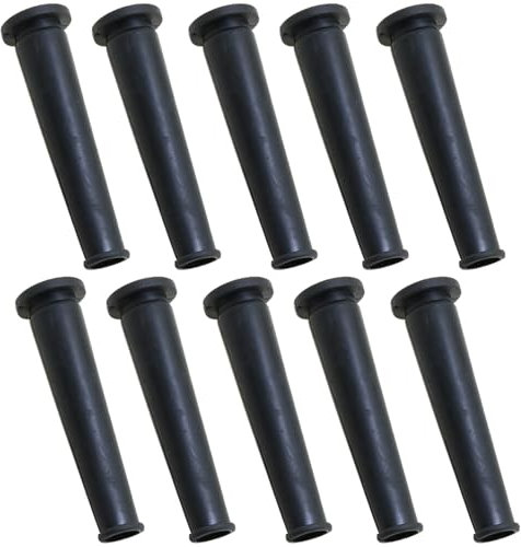 Heyous Lot de 10 manchons de protection en PVC pour câble de 73 mm de long - Noir