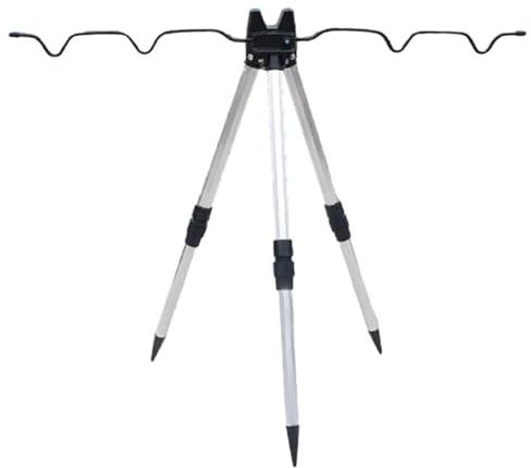 Teleskop Angelruten, Dreibein Stativ Für Angelruten Für Meer, Stativ, Ständer, Rutenauflage Für Meer, Aluminium Dreibein-Stativ Für Angelruten, Dreibein Auflagen