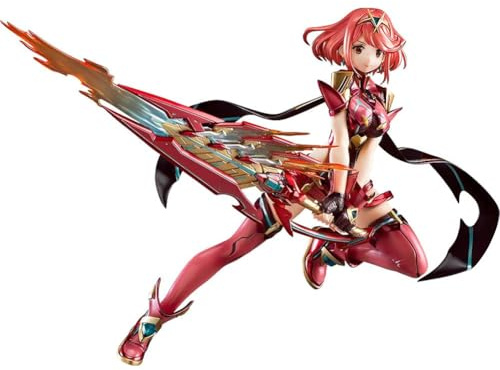 Xinchangda Xenoblade 2 Pyra Homura-figur stridsposition animestaty 21 cm samlarobjekt actionfigurer modell skrivbordsdekoration födelsedagspresent för fans