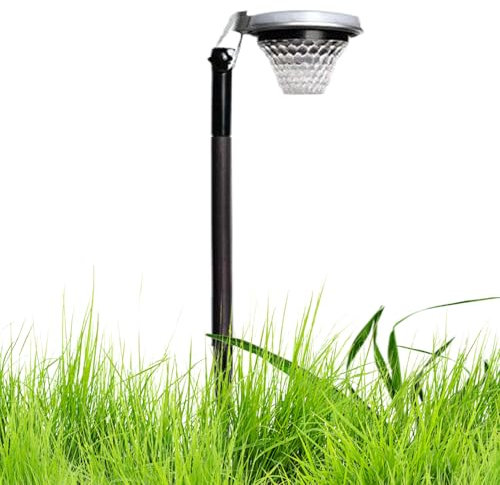 Yhsioaklo Light da giardino solare, bastoncini di illuminazione a colori, | ricaricabile con attivazione automatica notturna | illuminazione percorso impermeabile per passerella, all'aperto, prato