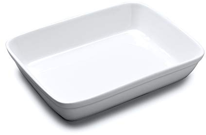 WM Bartleet & Sons 1750 T400 Traditional Porcelain Small Lasagne and Baking Dish (26x20cm) – White