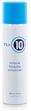 It’s a 10 | Lacca Capelli Miracle Blowdry Volumizer - Maschera Spray Fissante e Volumizzante per Capelli Secchi o Danneggiati - Azione Lisciante e Anticrespo - 200 ml