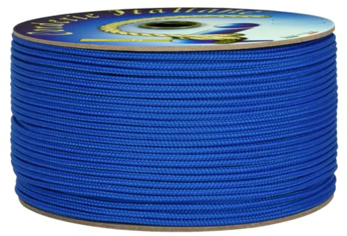 Corderie Italiane 006036562 Cordino Colorato Hobby, Azzurro, 2 mm, 50 mt