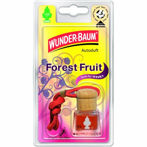 WUNDER-BAUM 461202/4 Luftfräschare uppsättning med 4 doftflaskor skogsfrukt