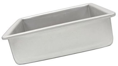 Fat Daddio's Square Cake Pan Solid Bottom 4x4x3