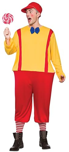 Wicked Costumes Mens Storybook Twin Fancy Dress Costume – Classic Fairytale Double Character Outfit – Adult Comedy Costume – One Size