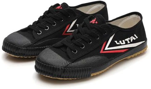 ZHENSI Zapatos De Artes Marciales para Niños Y Adultos Zapatillas De Deporte De Tai Chi Kung Fu Zapatillas De Deporte De Lona De Parte Inferior Descalzas