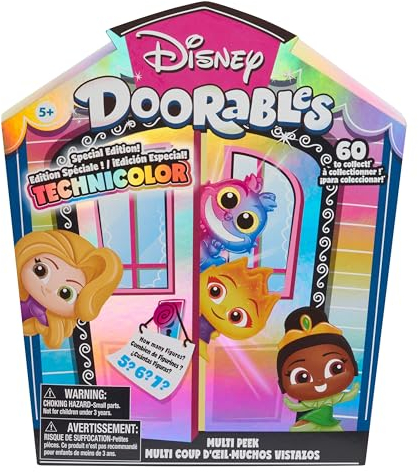 Disney Doorables Technicolor Takeover, 2-3 Sammelfiguren, Kinderspielzeug ab 5 Jahren, Disneyfans, Just Play