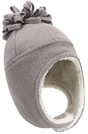 FLYIFE Warme Mütze Zwei Warme Feste - Und Kinderhandschuhe Mützen Fleecemützen Digger Jungen/Gray/S