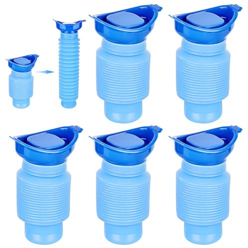 5 orinatoi termoretraibili, mini orinatoio da 750 ml, riutilizzabili, per bambini, adulti, congestione, campeggio